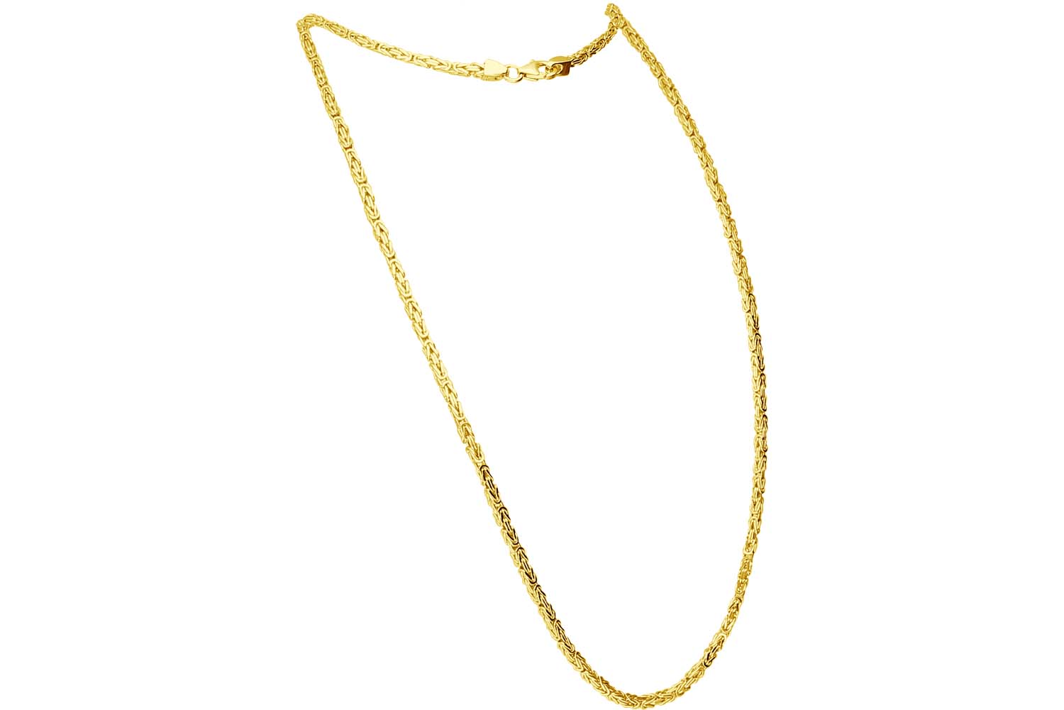 925er Silber Königskette rhodiniert / vergoldet von Piercingline